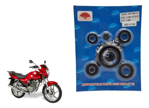 Reten Juego Retenes De Motor Honda Storm 125 Zanella Rx 150