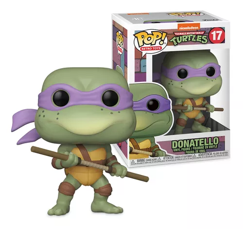 Boneco Funko Pop Tartarugas Ninja Donatello 17 Retro Toys