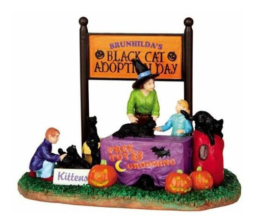 Adopción Del Gato Negro De Lemax Spooky Town # 43067