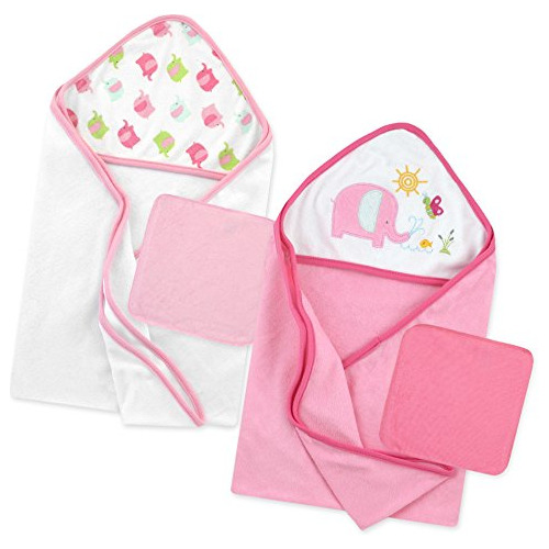 Juego De Baño Love To Bathe Elephant, Rosa (51352l)