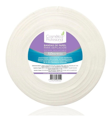 Bandas De Papel Depilacion Descartable Cosmetica Profesional