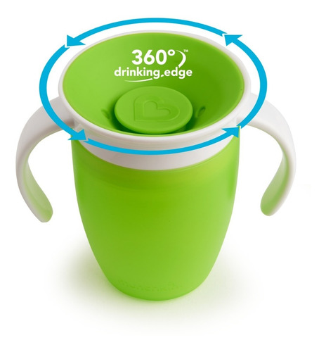 Vaso De Aprendizaje Para Bebé 360 ° Antiderrame Y Con Agarre