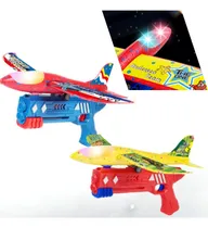 Comprar Avião Jato Planador Aeromodelo  Com Luz De Led E Lançador