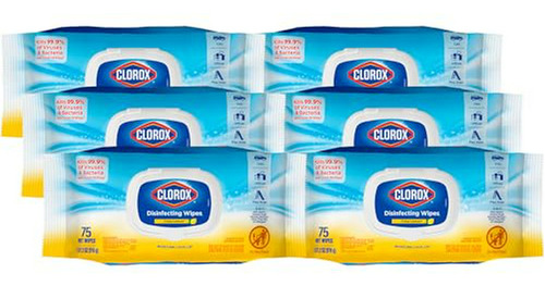 Toallitas Desinfectantes Clorox, Paquete Flexible De Toallit