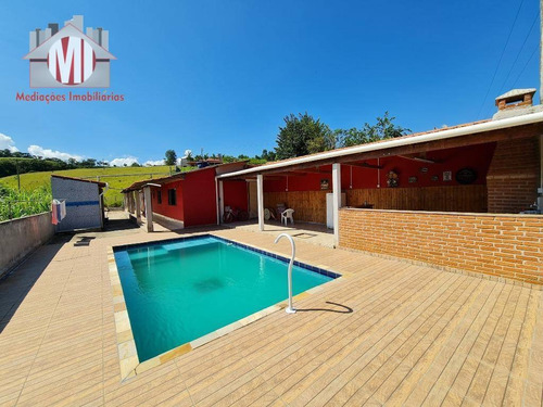 Imagem 12 de 16 de Linda Chácara Com 02 Dormitórios, Piscina, Espaço Gourmet, Bairro Povoado À Venda, 500 M² Por R$ 250.000 - Rural - Socorro/sp - Ch0921