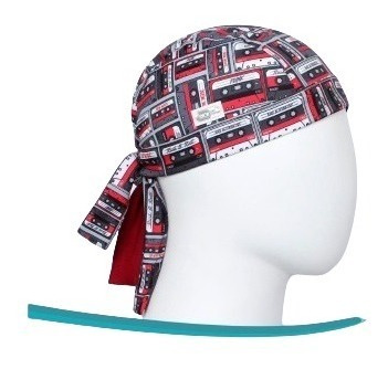 Gorros Clínicos Quirúrgicos / Bandana Cassettes Rojo