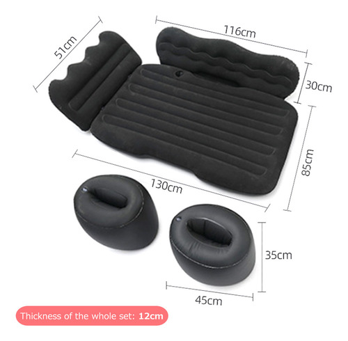 Colchón Inflable Para Cama, Coche, Flocado, Inflable