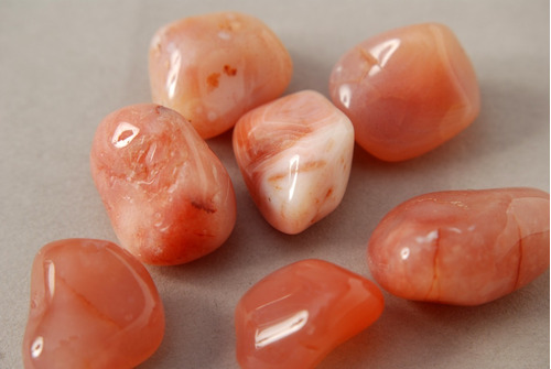 Imagen 1 de 1 de Piedra Ágata Apricot Rolada Nro. 2