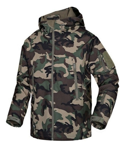 Chaqueta De Otoño E Invierno De Camuflaje Militar Tad