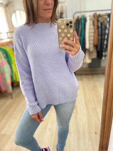 Imagen 1 de 9 de Sweater Pullover Tramado Mujer The Big Shop