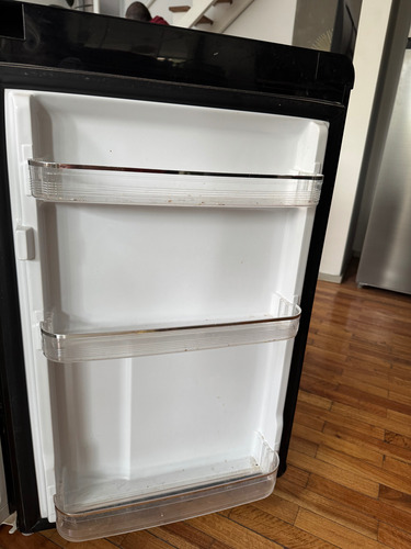 Heladera C Freezer Bajo Mesada Vintage Retro Peabody Plateado (Usado)