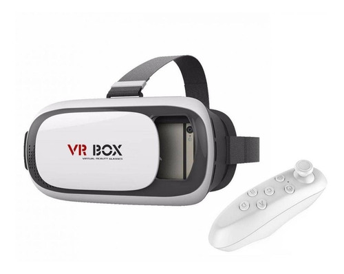 Óculos 3d Vr Virtual Box 2.0 Celular Smartphone + Controle
