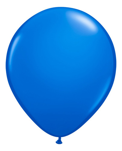 Balão Bexiga Liso 8 Polegadas Cores 50 Unidades Cor Azul Royal