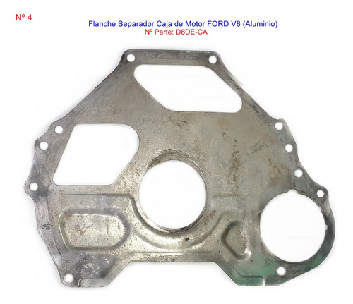 Flanche De Aluminio Separador Caja Para Motor Ford V8 (4)