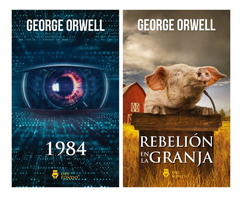 Imagen 1 de 5 de 1984 + Rebelion Granja - George Orwell - Fondo - 2 Libros