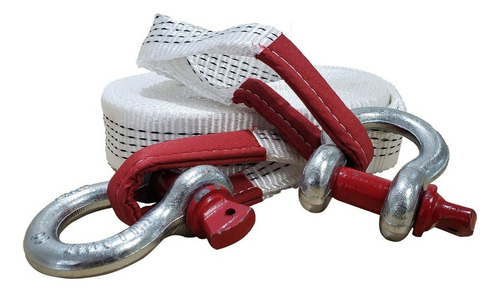 Eslinga De Remolque Rescate Xl 9 Metros 5 Ton + 2 Grilletes
