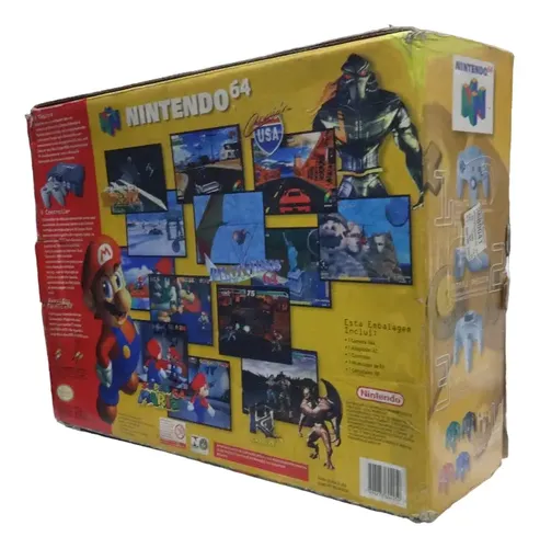 Só Caixa N64 Nintendo 64 30x41cm Sem Isopor Original | MercadoLivre
