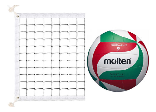 Red Voleibol Pro4000 + Balón Molten 1500