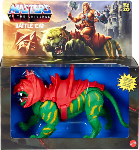 Figura Battle Cat Origins Master Of The Universe Mattel (Usado)