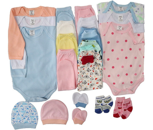 Kit 21 Pçs Maternidade Roupa De Bebê Frete Gratis