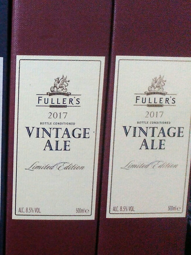 Cerveza Fuller's Vintage Ale 2016 Importada Inglaterra