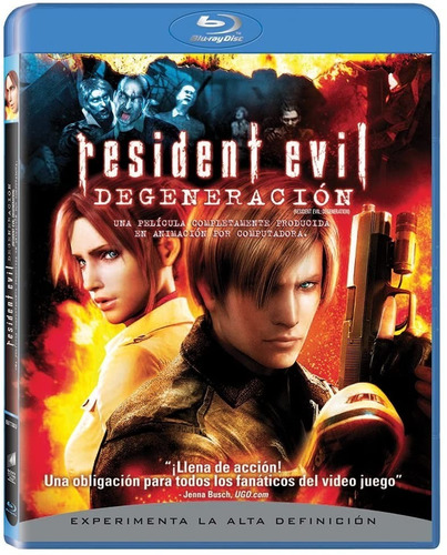 Resident Evil: Degeneración Blu Ray Película Nuevo