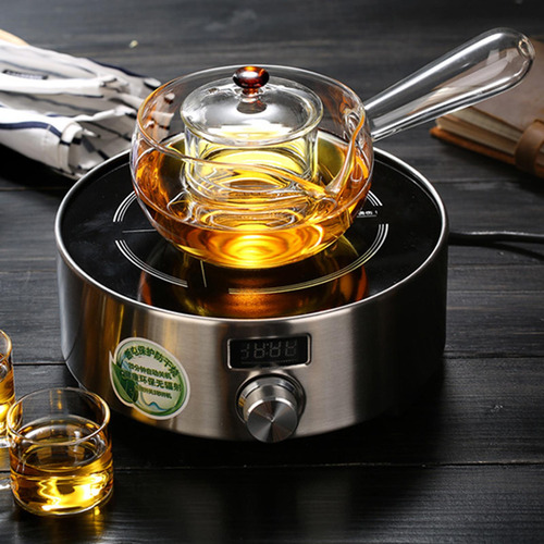 Tetera Giratoria De Vidrio Para Tetera Con Infusor, Tetera