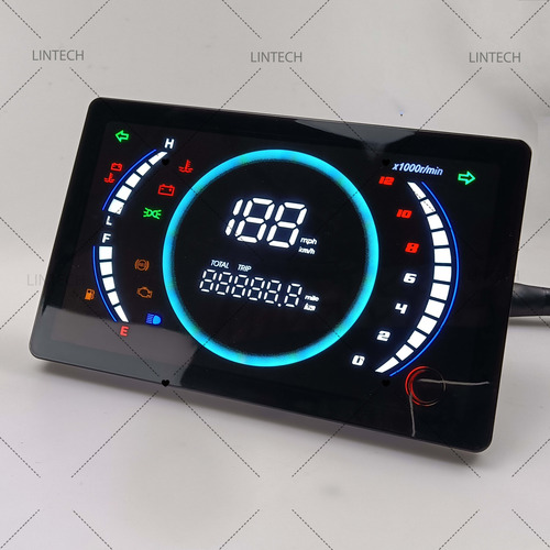 Velocímetro Tablero Digital Universal Contra Agua Con Sensor