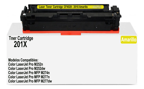 Toner Generico 201x Amarillo Para Color Pro M252n/mfp M274n