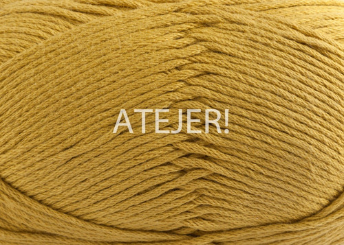 Imagen 2 de 3 de Hilo Algodón Semigordo 8/8 Ovillo X 100 Gs Tejido Crochet