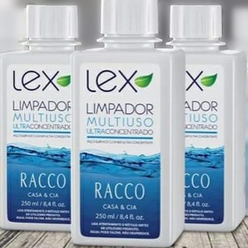 Kit De 3 Limpadores Lex Multiuso Ultraconcentrado - Racco