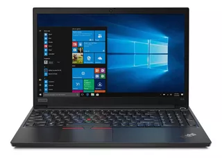 Notebook Lenovo ThinkPad E15 black 15.6", Intel Core i7 10510U 8GB de RAM 512GB SSD, Intel UHD Graphics 1920x1080px Windows 10 Pro