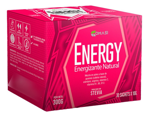 Energy Comasi Aumenta Tu Energía & Redimiento 30 Sachets