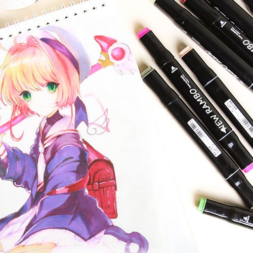 Juego De Marcadores De Colores Para Dibujar Estudiantes