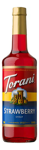 Syrup Torani Cocktail Frutilla Premium Strawberry 750 Ml