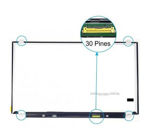 Pantalla Compatible Hp 15-da0011la 15.6 30 Pines P-17