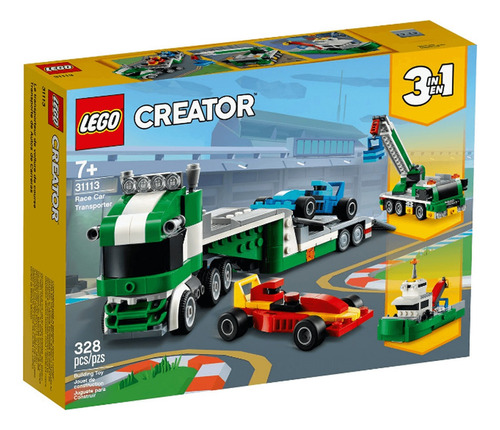 Lego Creator 3 Em 1 Transportador De Carros De Corrida 31113