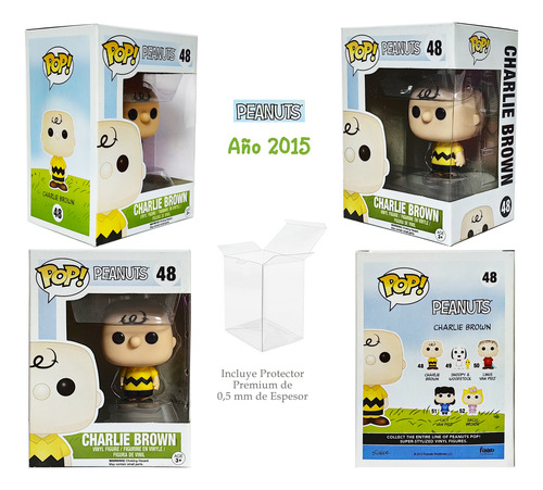Funko Pop Charlie Brown No. 48 Peanuts Año 2016 Original