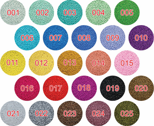 Mostacillon 100gr Esmaltado Bijou Accesorios Collar Pulsera Blanco Perlado 3.5 Mm 4 Mm