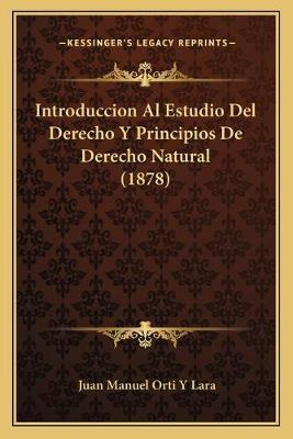 Libro Introduccion Al Estudio Del Derecho Y Principios De...