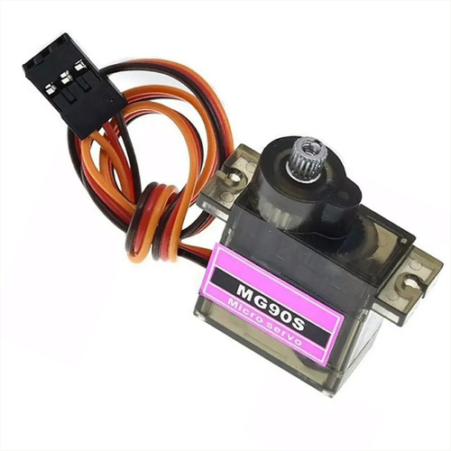 Mini Servo Motor Mg90s Con Engranaje Metal, 180°, Proyectos!