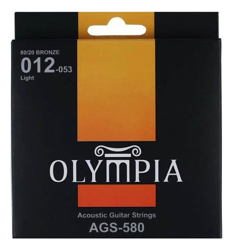 Encordado Olympia Para Guitarra Acústica 0.12 Ags-580