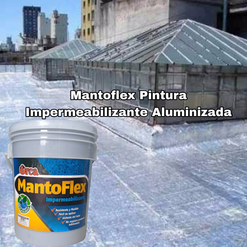 Mantoflex Pintura Impermeabilizante Aluminizada 