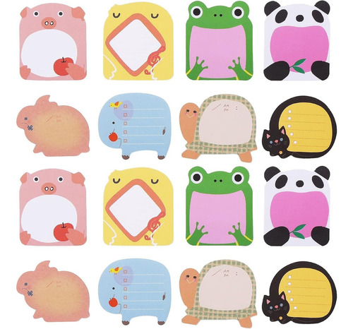 Notas Adhesivas Con Forma De Animales Notas Adhesivas Lindas