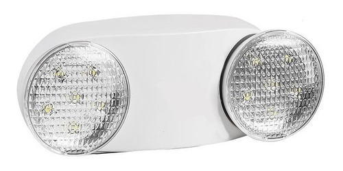 Imagen 1 de 1 de Lámpara emergencia de pared Mercury  LED de emergencia 2x1.2w batería 4V 2000mah color blanco 110V/220V por 1 unidad