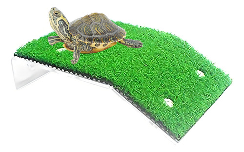Plataforma para tortugas con rampa y césped nuevo - Med D5p5 0