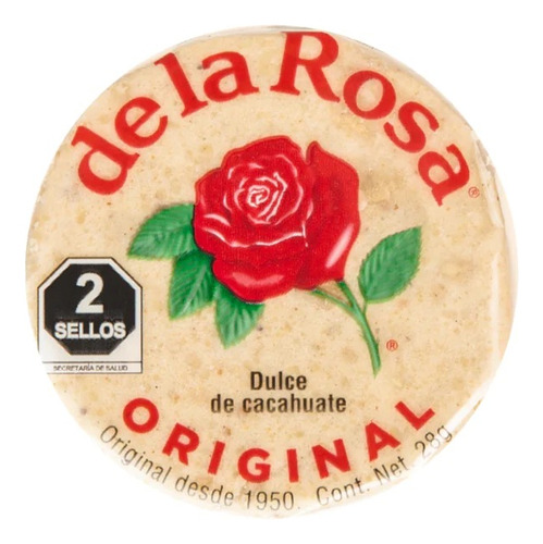 Mazapan De La Rosa De Cacahuate 30 Piezas