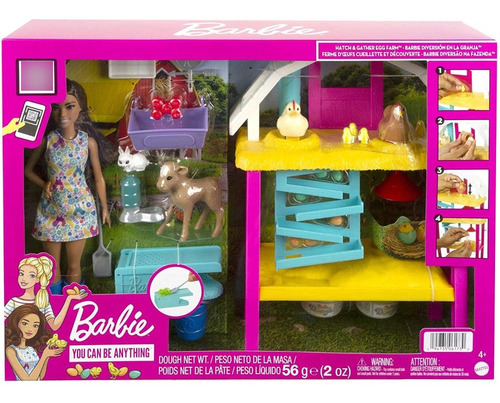 Conjunto Boneca Barbie Diversão Na Fazenda Mattel