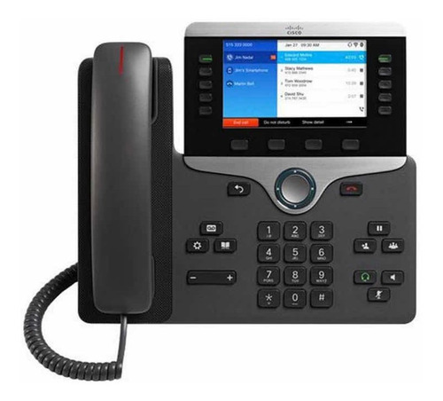 Teléfono IP Cisco Cp 8861 K9 Voip Poe WiFi Bluetooth Cisco