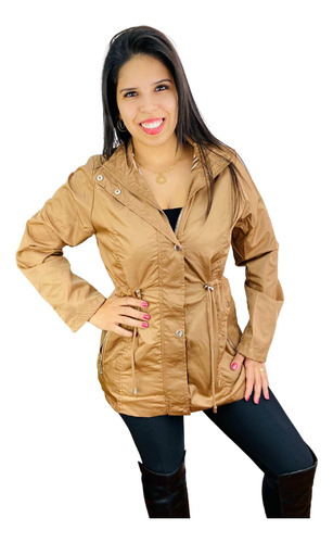 Jaqueta Feminina Corta Vento Blusa Leve - Parka Sobretudo